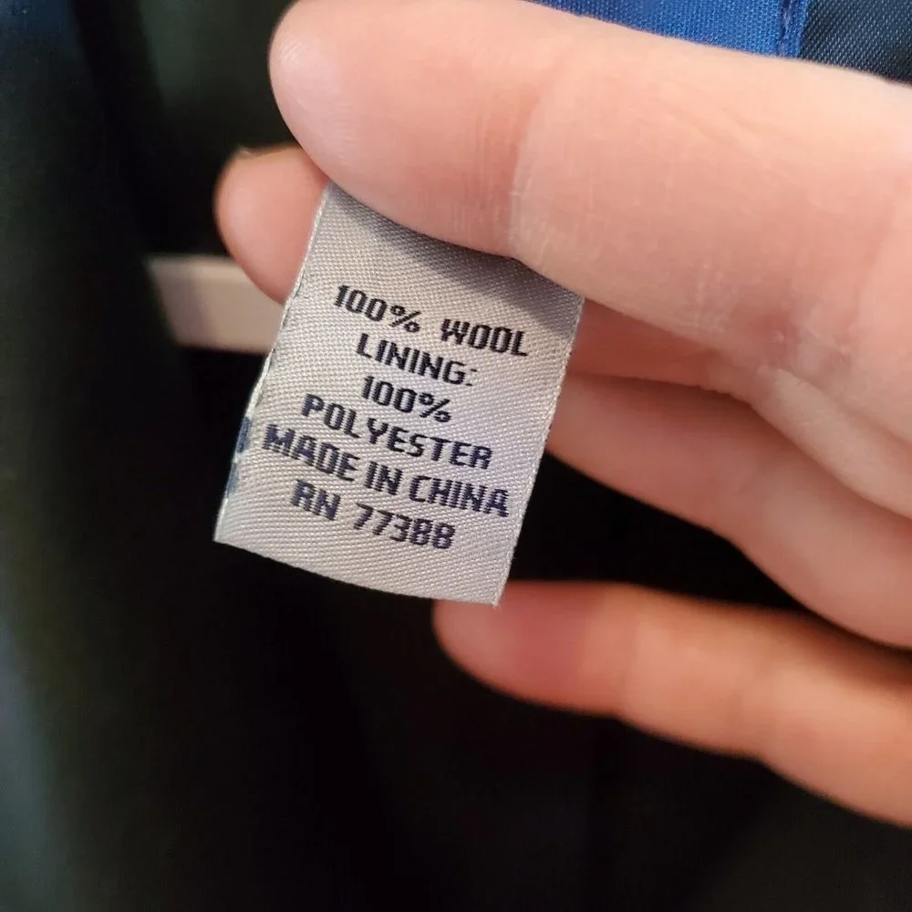 Y2K J. Crew Women's Black Super 120's 100% Wool Blazer Jacket‎ 2 Button Size 4